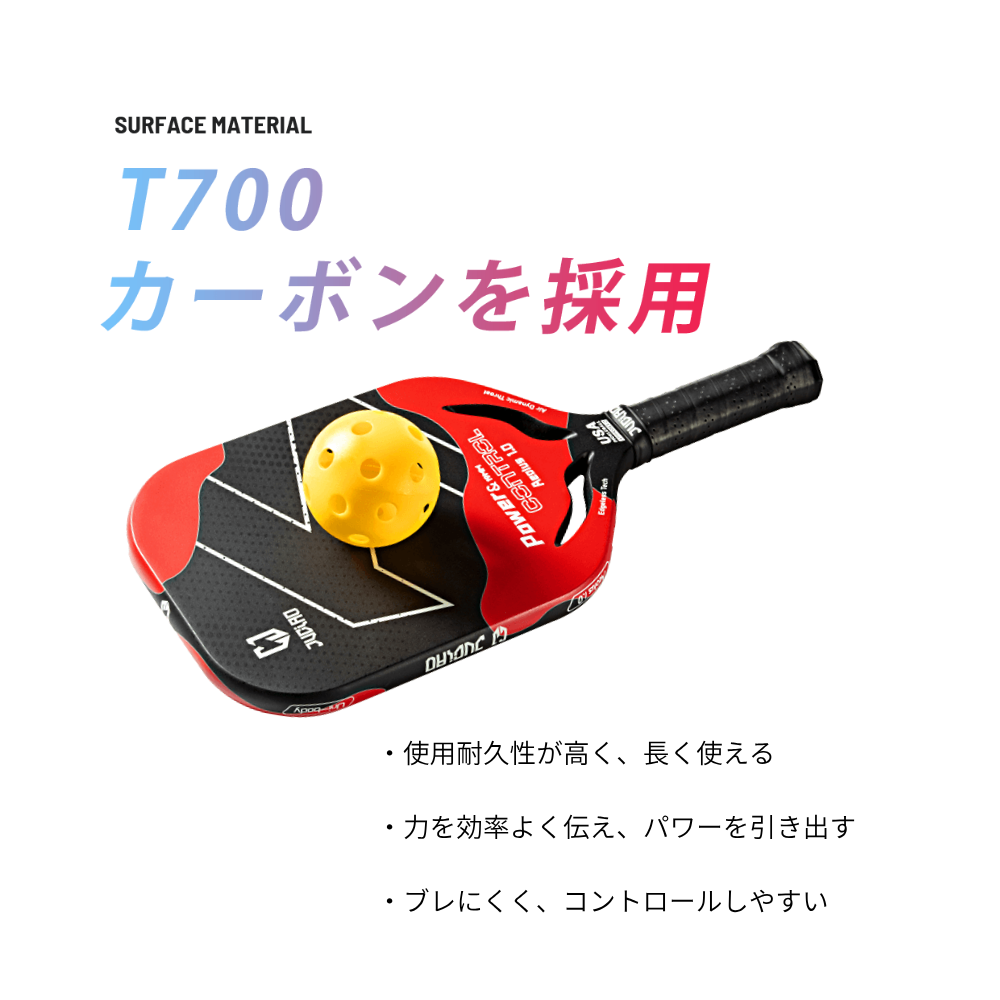 JUCIAO Aeolus｜スピードモデル（空力設計×操作性）【USA Pickleball認証】